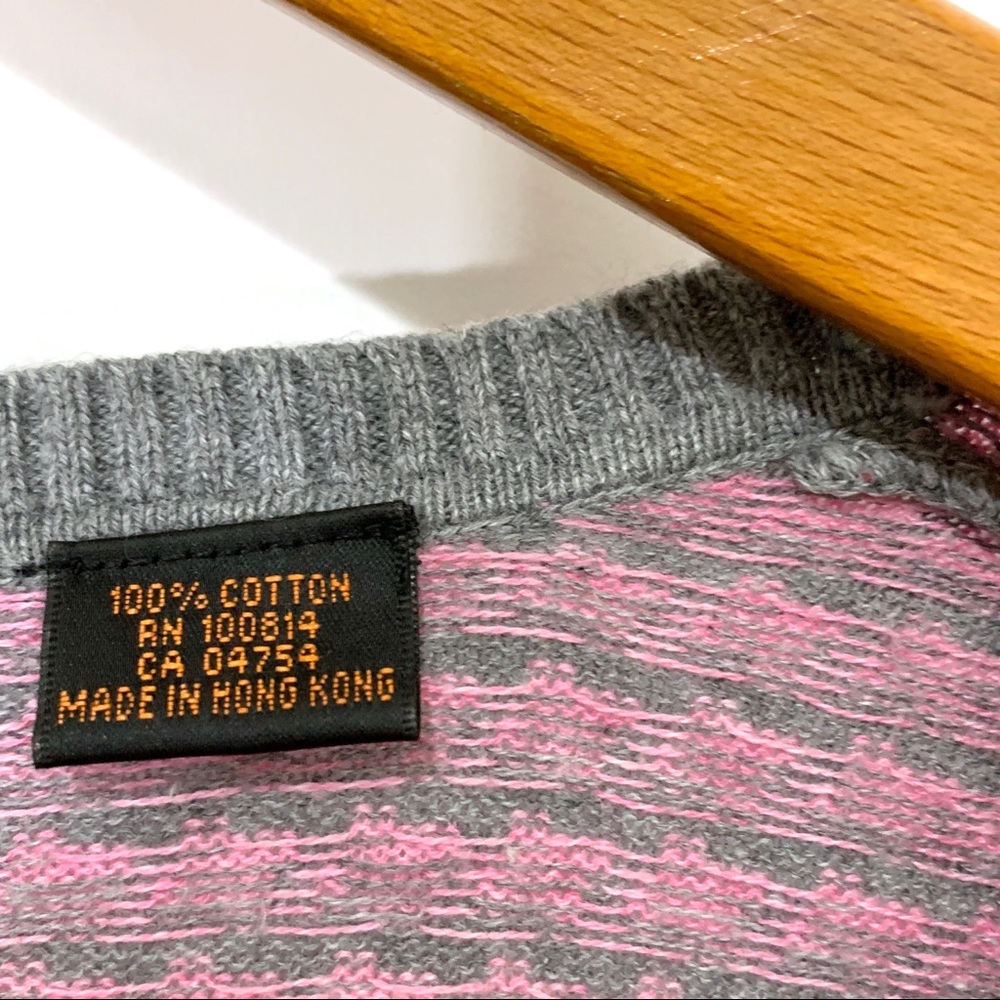 Ben Sherman Deep V-Neck Cotton Sweater - Picture 5 of 7